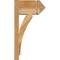 Ekena Millwork Thorton Arts & Crafts Rough Sawn Outlooker, Western Red Cedar, 8"W x 14"D x 26"H OUT08X14X26THR03RWR - alternate 4
